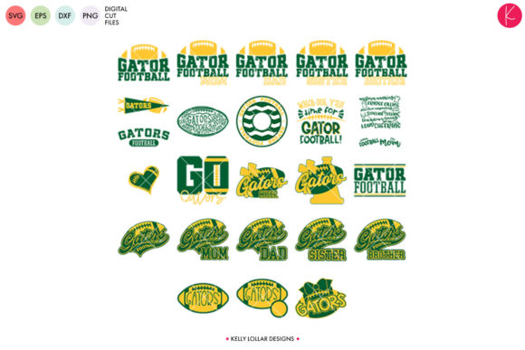 Gators Football Bundle: Game-Ready Graphics & Crafts