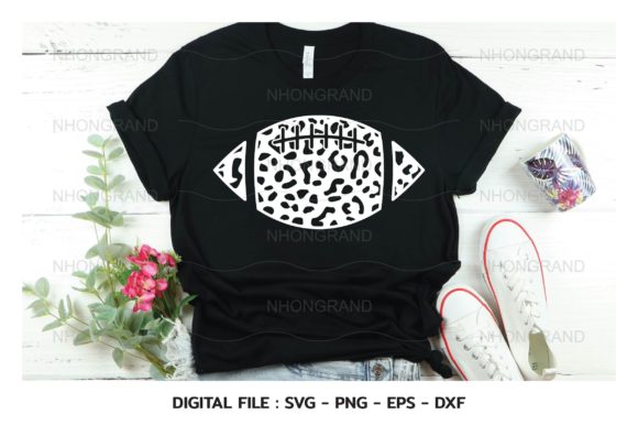 Leopard American Football SVG: Graphics for Crafts & Design