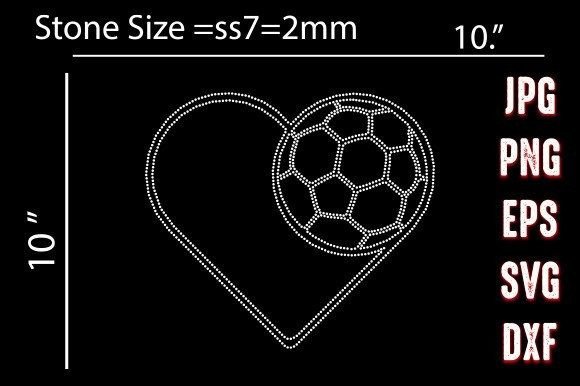 Love Football Rhinestone Templates: Graphics & Crafts Review