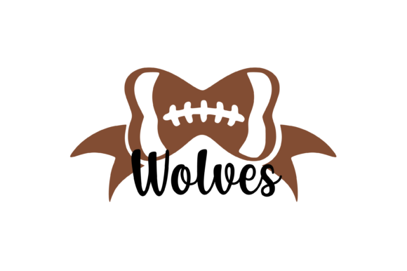 Wolves Football Bow: Graphics & Crafts Review