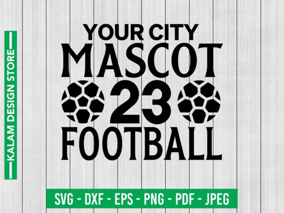 Your City Mascot 23 Football Svg Design: A Hands-On Review